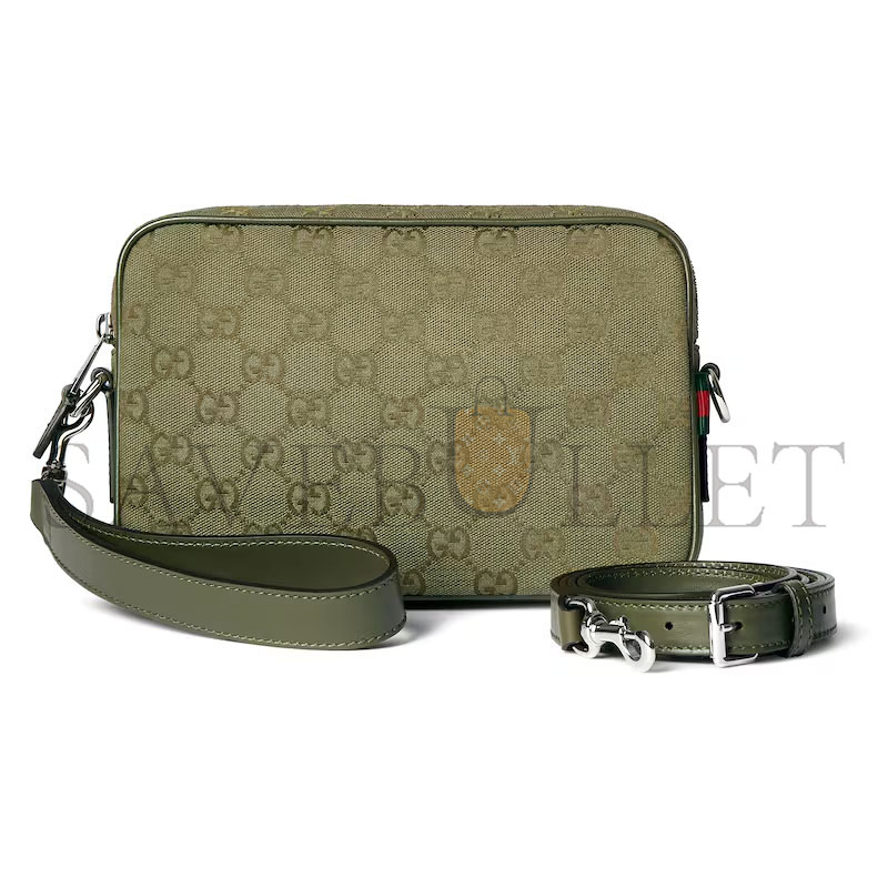 GUCCI GG CANVAS SMALL CROSSBODY BAG 834802 (23*15*5cm) GUCCI GG CANVAS SMALL CROSSBODY BAG 834802 (23*15*5cm)